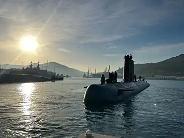 El submarino 'Galerna' navega integrado en la operación Sea Guardian de la OTAN El submarino 'Galerna' sale del arsenal de Cartagena REMITIDA / HANDOUT por ARMADA Fotografía remitida a medios de comunicación exclusivamente para ilustrar la noticia a la que hace referencia la imagen, y citando la procedencia de la imagen en la firma 01/12/2025