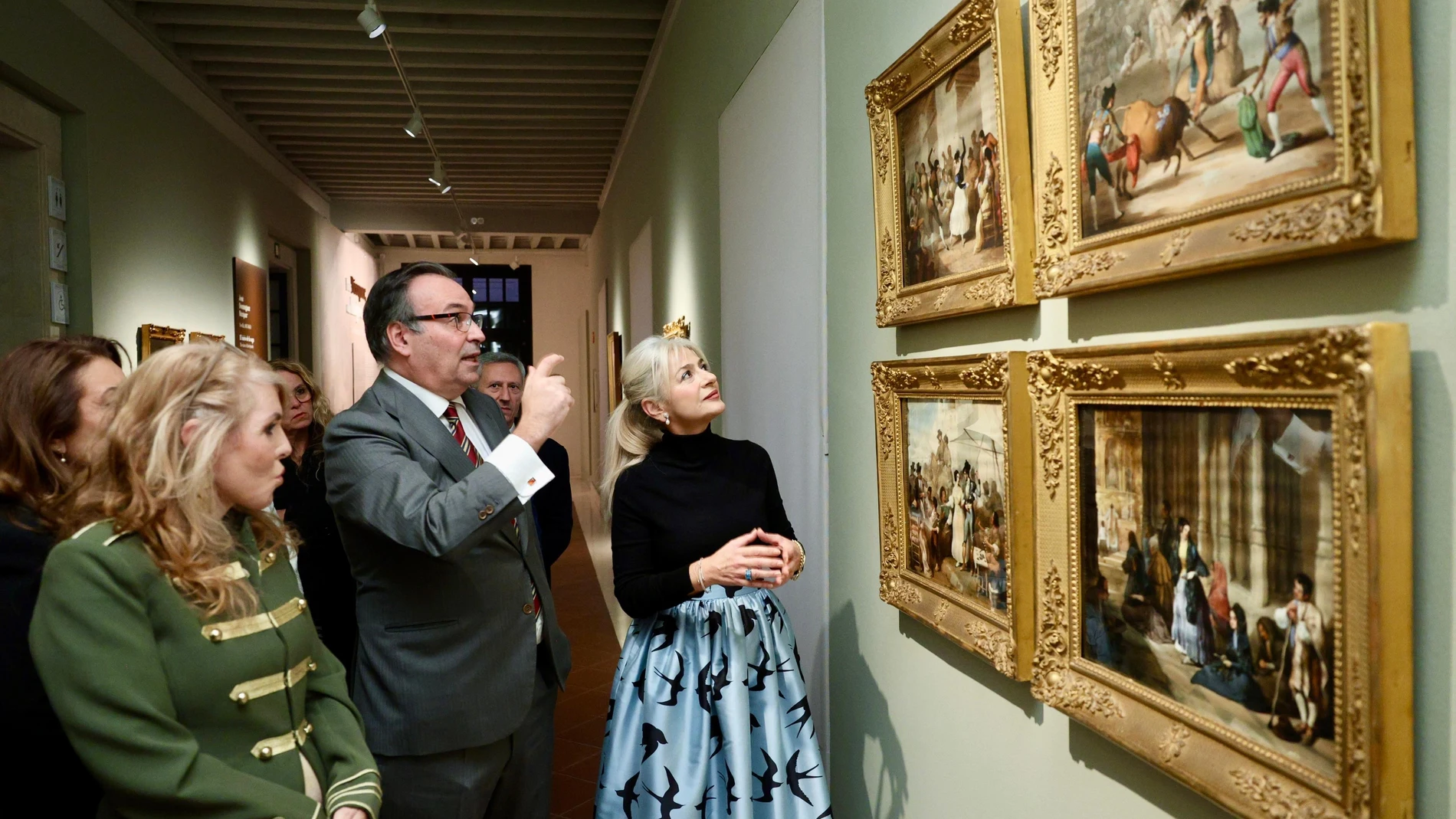 La consejera de Cultura y Deporte, Patricia del Pozo, en la inauguración de la exposición 'Los Bécquer, un linaje de artistas' en el Museo de Bellas Artes de Sevilla