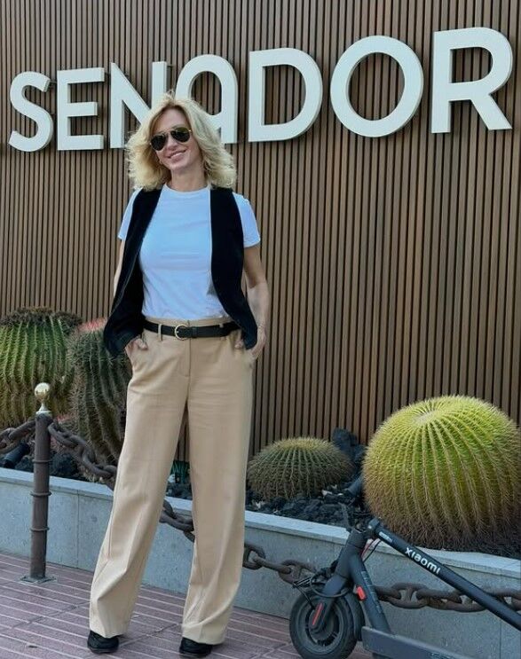 Susanna Griso en el restaurante El Senador