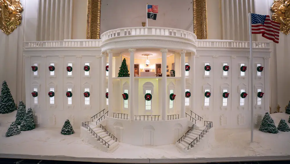 Maqueta de jengibre de la Casa Blanca