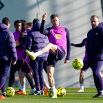 Entrenamiento del FC Barcelona