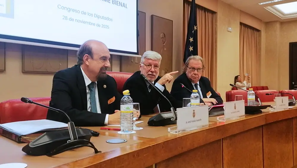 Agustín Santos Maraver, José María Martín Moreno y Alberto Giménez Artés