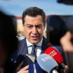 El presidente de la Junta de Andaluc&iacute;a, Juanma Moreno