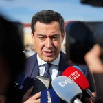 El presidente de la Junta de Andalucía, Juanma Moreno