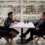 Elon Musk durante la entrevista con Nikhil Kamath para el pódcast 'WTF Is'