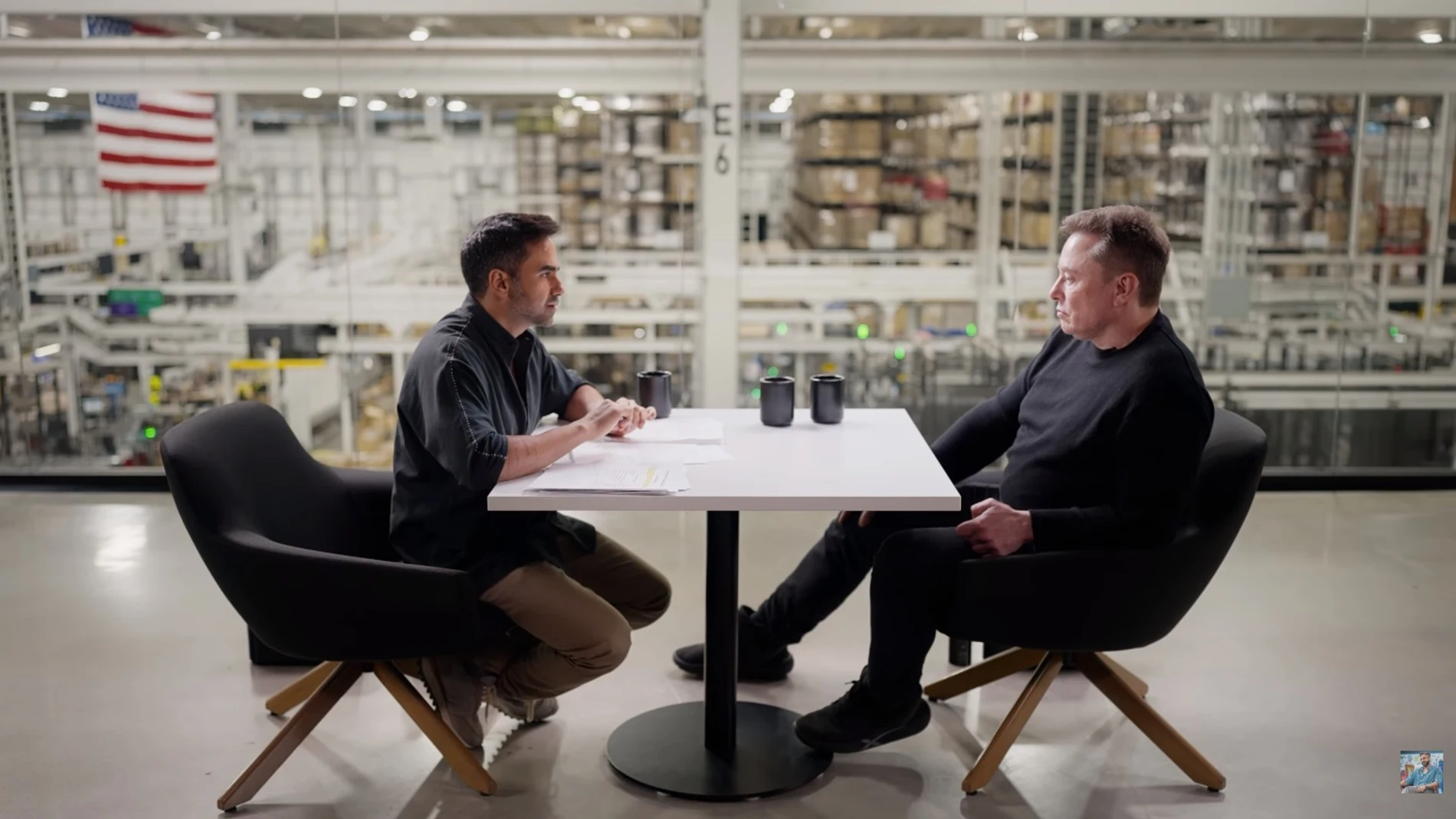 Elon Musk durante la entrevista con Nikhil Kamath para el pódcast 'WTF Is'