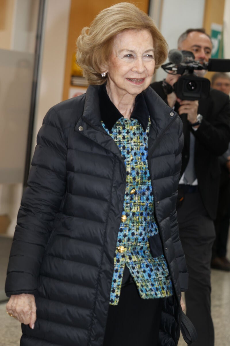 El look de Doña Sofía.