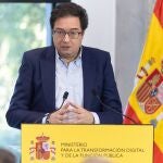 El ministro para la Transformaci&oacute;n Digital y de la Funci&oacute;n P&uacute;blica, &Oacute;scar L&oacute;pez