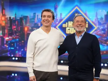Javier Veiga y Guillermo Francella en 'El Hormiguero' Javier Veiga y Guillermo Francella en 'El Hormiguero'