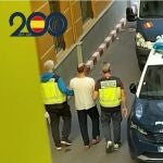 La Policía custodia al detenido