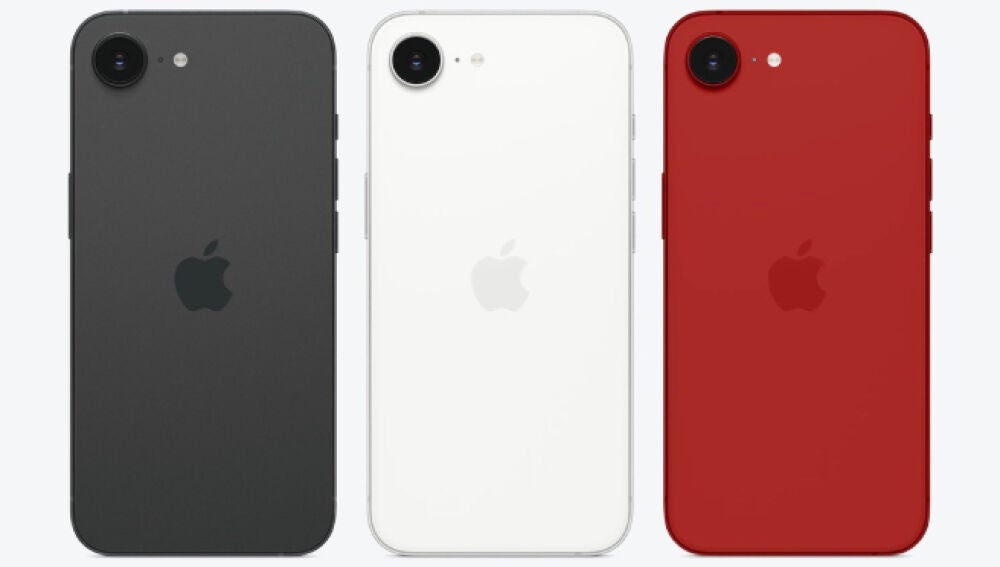 Renderizado filtrado del iPhone 17e.