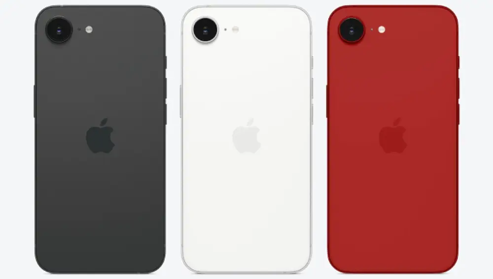 Renderizado filtrado del iPhone 17e.