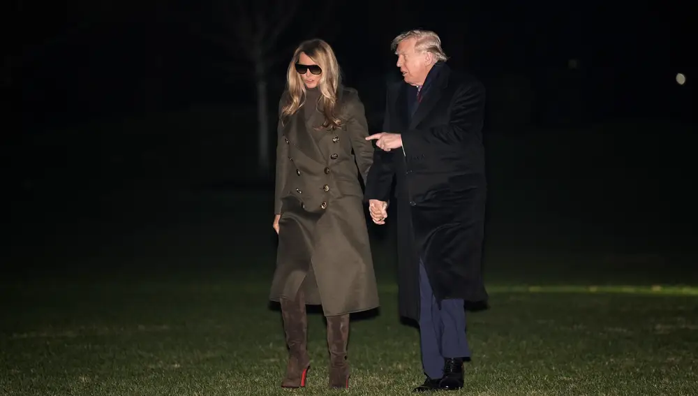 Donald Trump returns to the White House in Washington