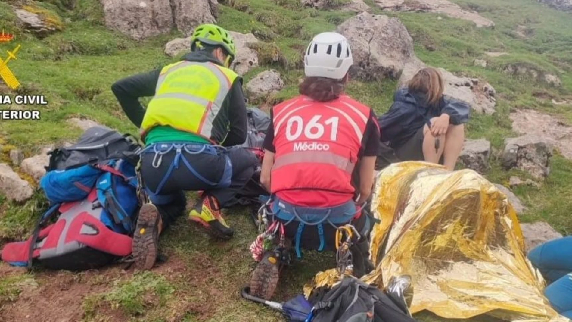 Imagen de uno de los rescates