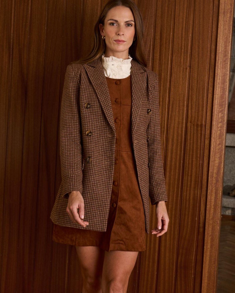 Blazer cuadros Amara.