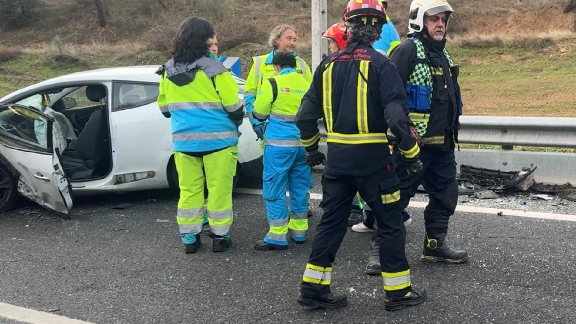 Tres heridos, uno muy grave, en un choque entre dos coches en la M-501 ...