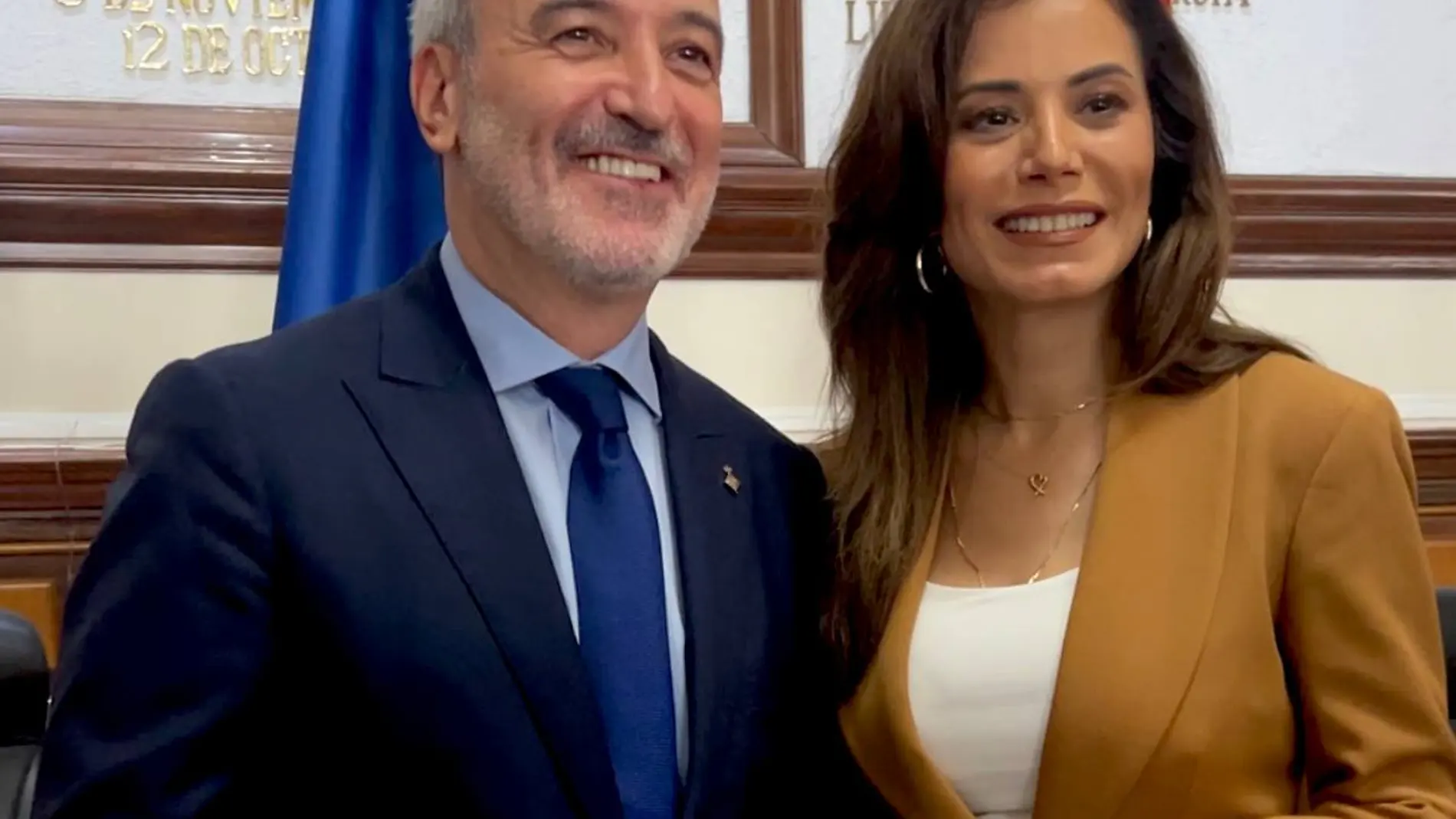 Jaume Collboni y Vero Delgadillo