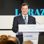 El presidente de la Junta de Castilla y Le&oacute;n, Alfonso Fern&aacute;ndez Ma&ntilde;ueco, durante un desayuno informativo organizado por La Raz&oacute;n