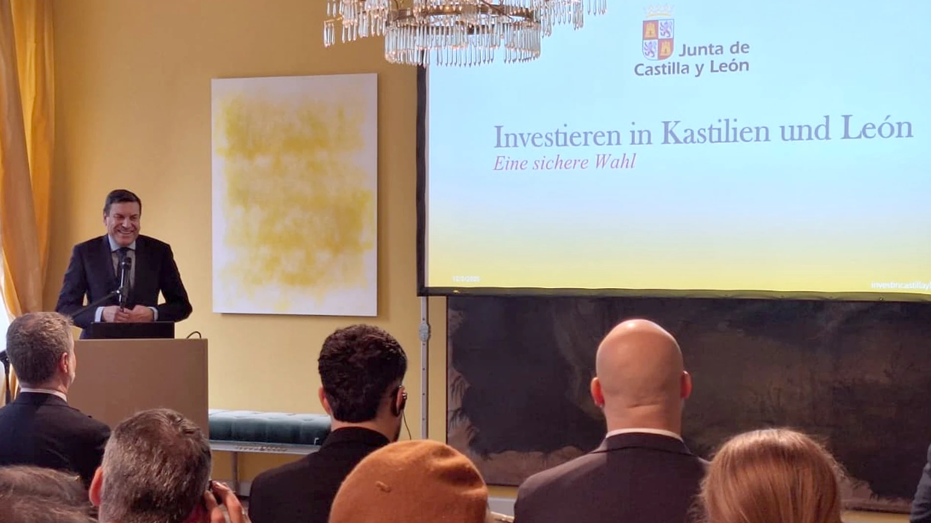 Fernández Carriedo durante su intervención en Munich