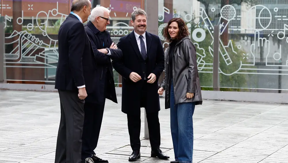 La presidenta de la Comunidad de Madrid, Isabel Díaz Ayuso, realiza este martes una visita al Movistar Arena de Madrid