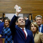 El nuevo president de la Generalitat, Juanfran Pérez Llorca, toma posesión de su cargo