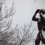 Nieve en el Puerto de Navacerrada