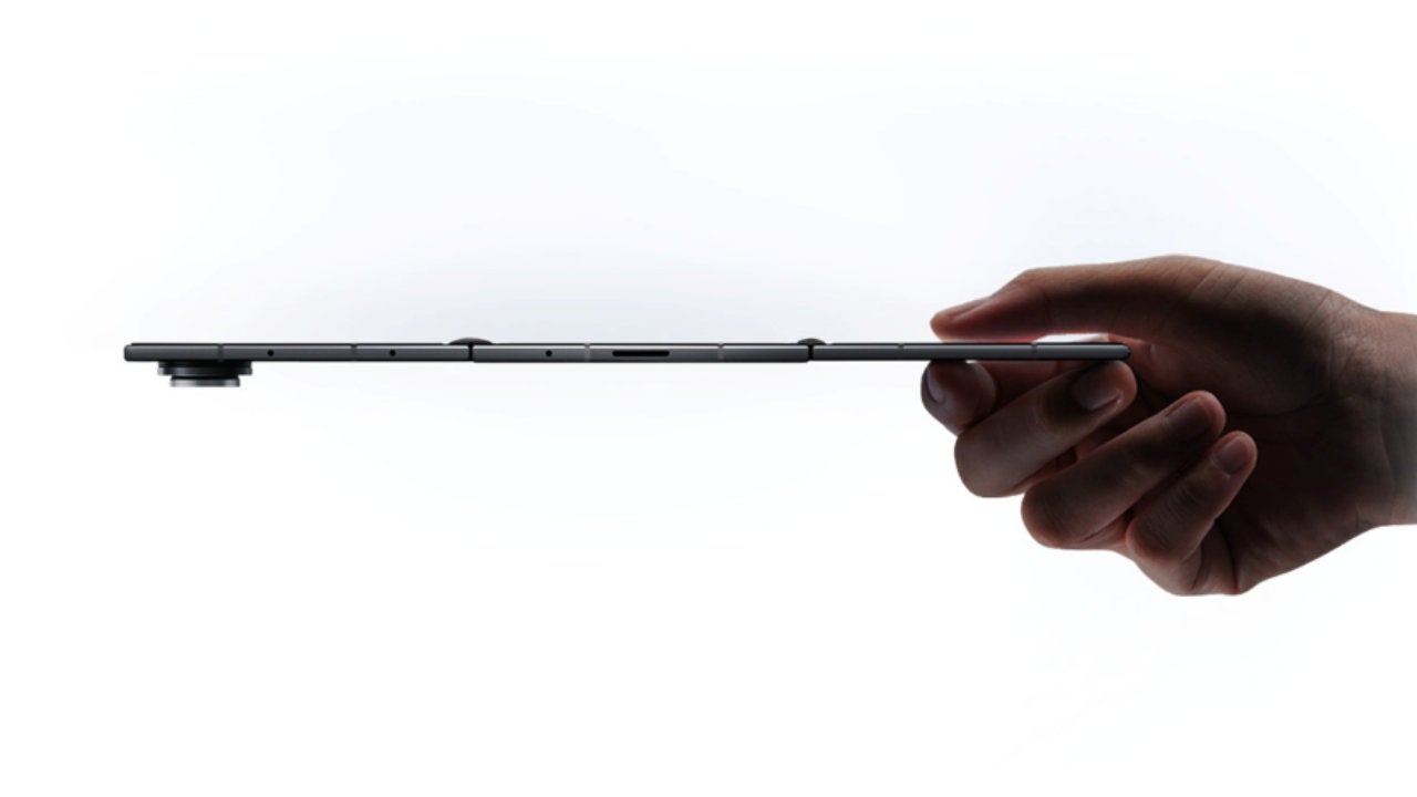 Así de delgado es el nuevo Samsung Galaxy Z TriFold