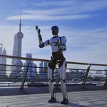 Una imagen tomada de un video promocional publicado en YouTube por la empresa de robótica AgiBot