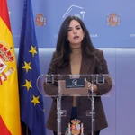 Rueda de prensa de la portavoz de Vox en el Congreso, Pepa Millán