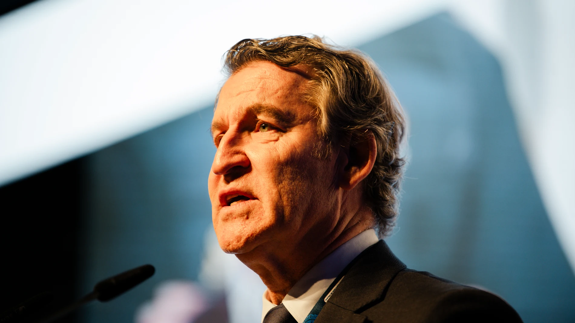 El presidente del Partido Popular, Alberto Núñez Feijóo, interviene en el XIII Congreso Nacional del Sindicato Unificado de Policía, a 3 de diciembre de 2025, en Toledo, Castilla-La Mancha (España). Este congreso da paso a una nueva etapa al renovar el liderazgo tras los doce años de la secretaria general, la primera mujer al frente de un sindicato de la Policía Nacional. 03 DICIEMBRE 2025 Mateo Lanzuela / Europa Press 03/12/2025