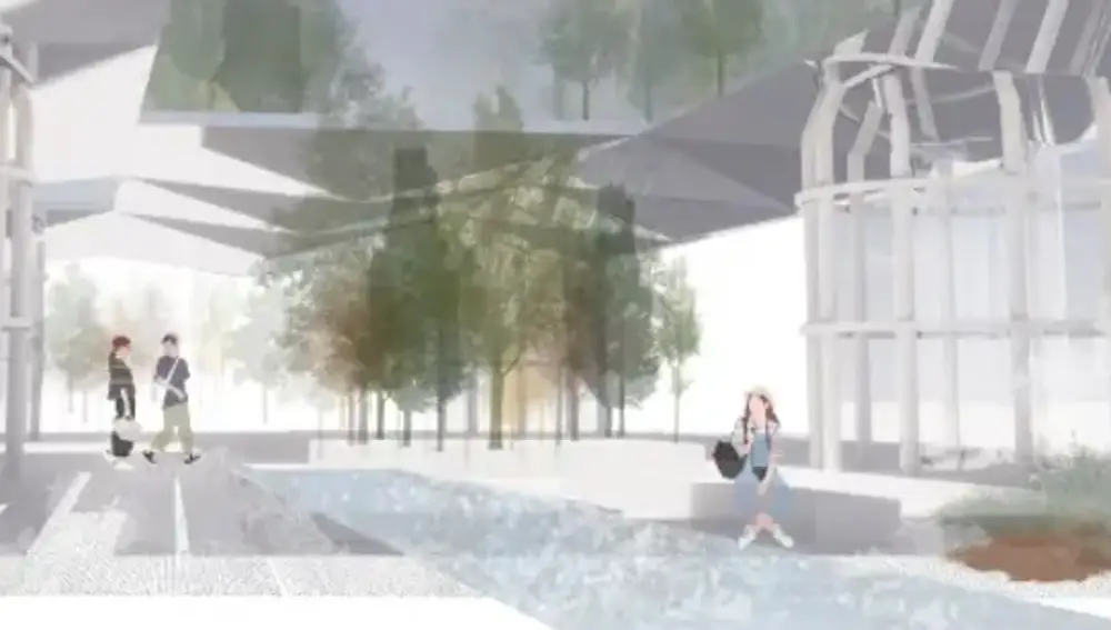 El Parque del Depósito sería un nuevo punto de encuentro en Plaza de Castilla
