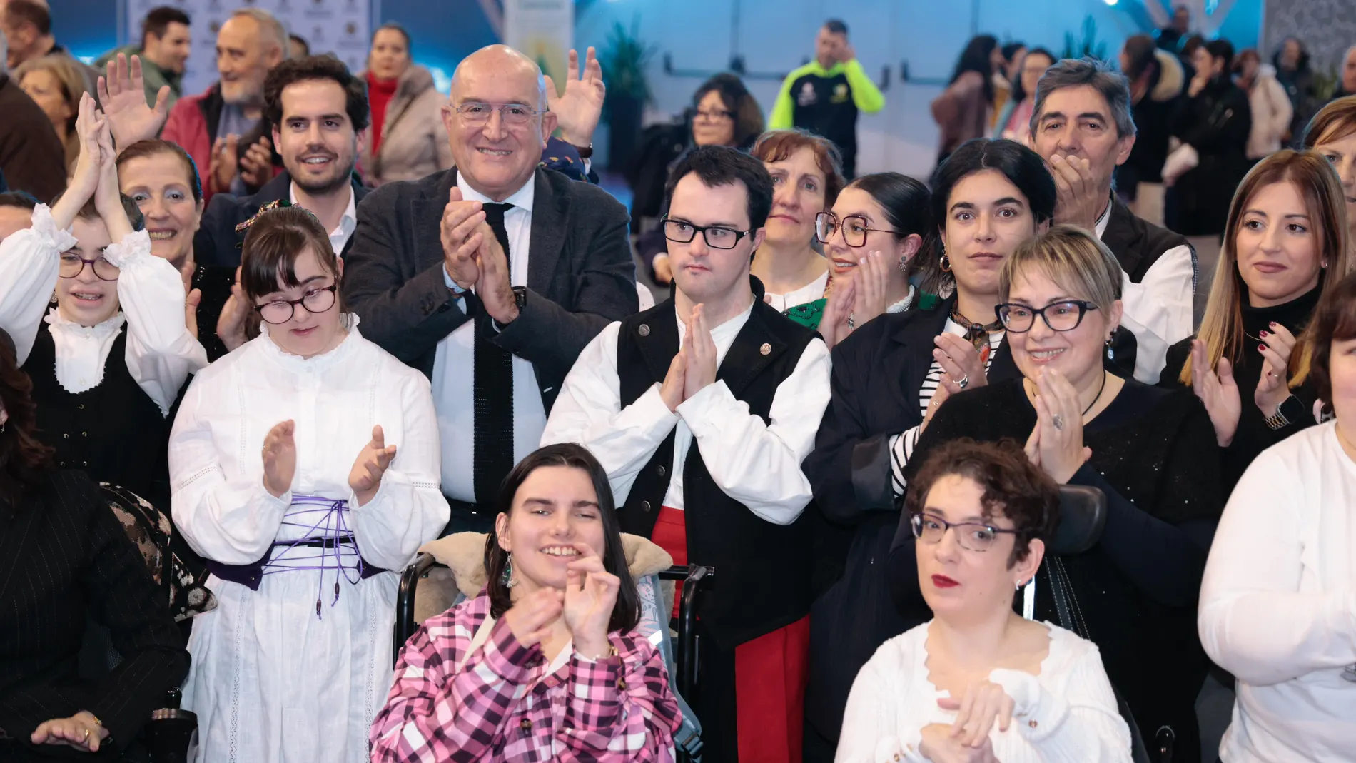 Jesús Julio Carnero en el acto celebrado en la cúpula del Milenio
