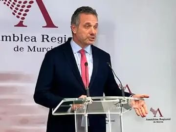 El portavoz del PP en la Asamblea Regional, Joaquín Segado El portavoz del PP en la Asamblea Regional, Joaquín Segado