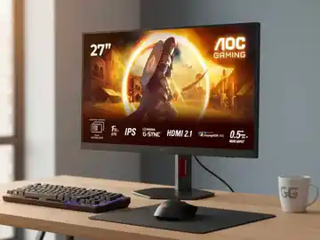 El AOC U27G4R es ajustable en altura El AOC U27G4R es ajustable en altura