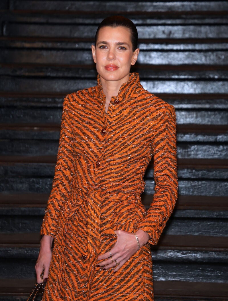 Carlota Casiraghi en el desfile de Chanel.