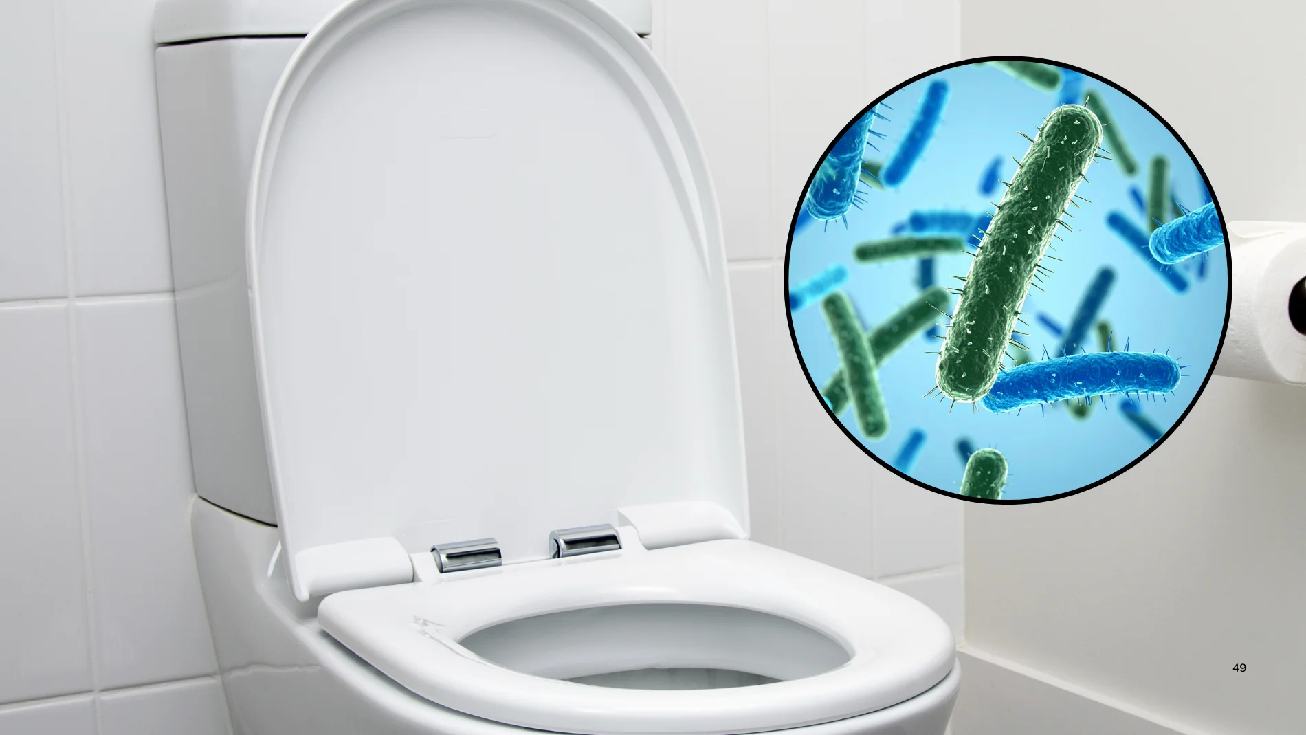 ¿La tapa del inodoro debe estar arriba o abajo? La contaminación por bacterias y virus no es el único peligro