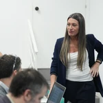 Nogueras, en una comparecencia para valorar los nuevos acercamientos de Sánchez a Junts tras la ruptura