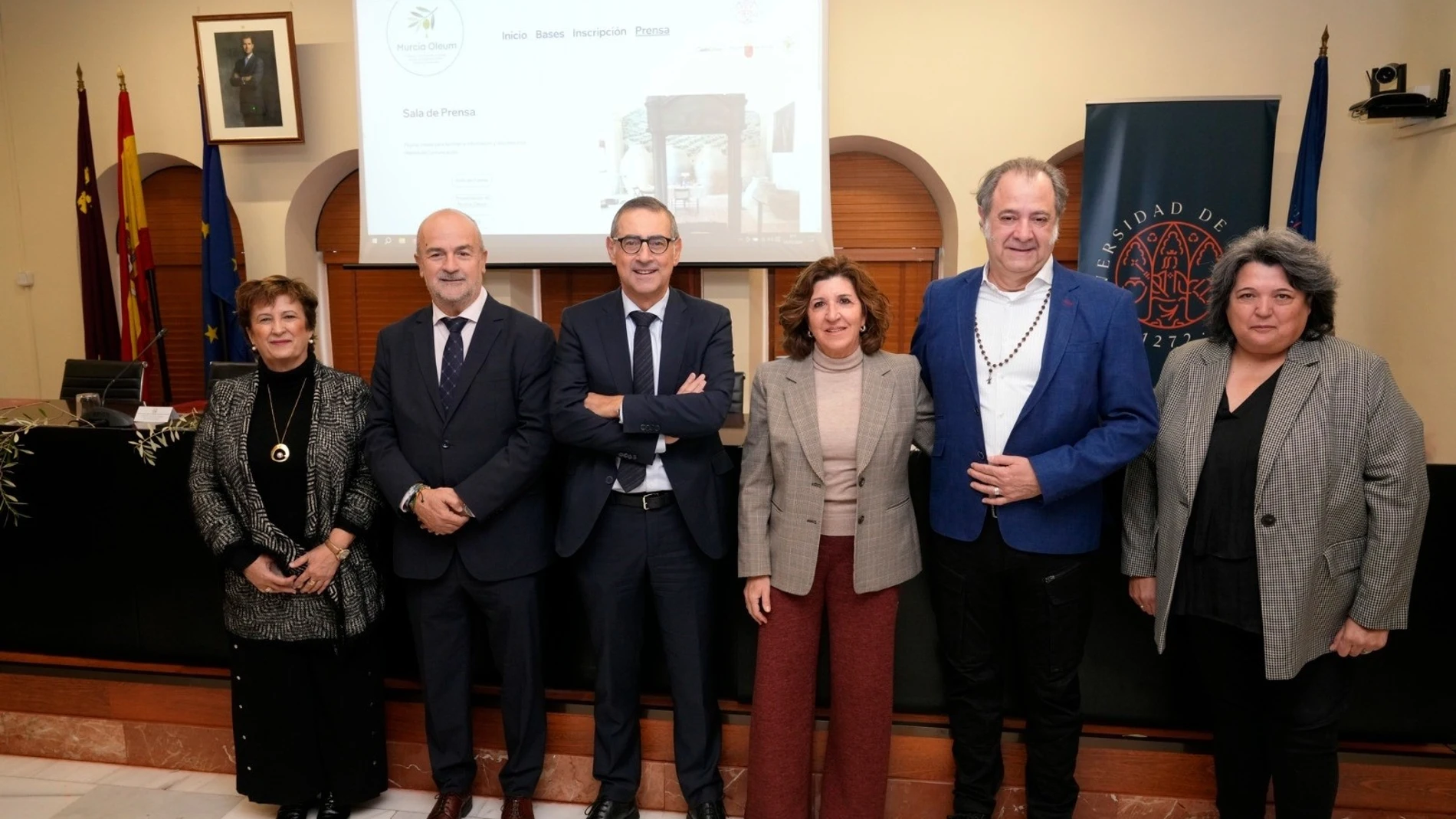 Presentación de ‘Murcia Oleum’, el primer concurso oficial destinado a reconocer y premiar la excelencia de los aceites de oliva virgen extra elaborados en la Región Carme Ripollés / Europa Press 03/12/2025