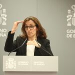 La ministra de Sanidad, M&oacute;nica Garc&iacute;a 