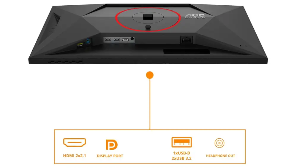 Este monitor permite conectar hasta 3 fuentes de vídeo externas