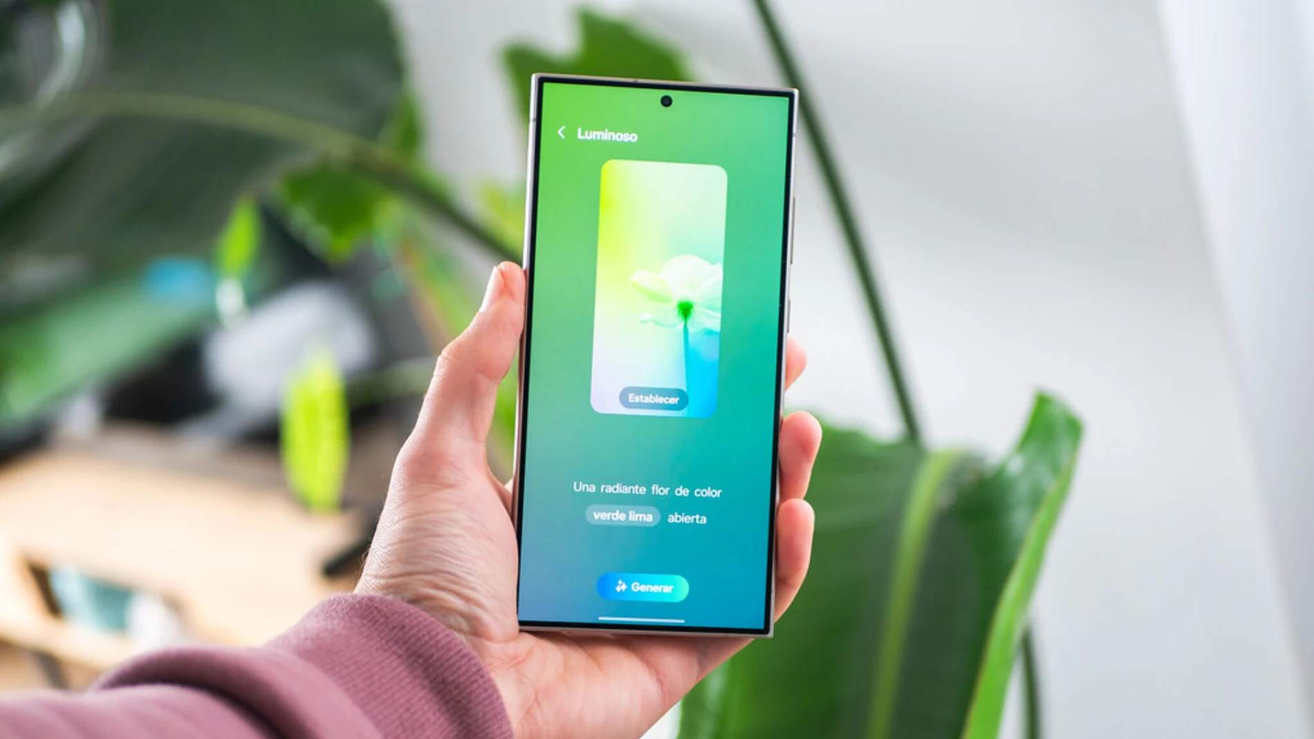 Smartphone Samsung Galaxy con One UI