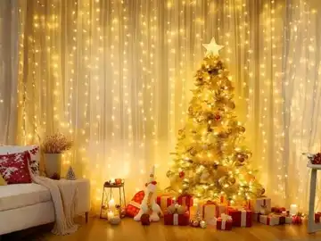 Navidad empieza cuando se encienden las luces: esta cortina LED se ha vuelto imprescindible en todas las casas españolas cortinas LED