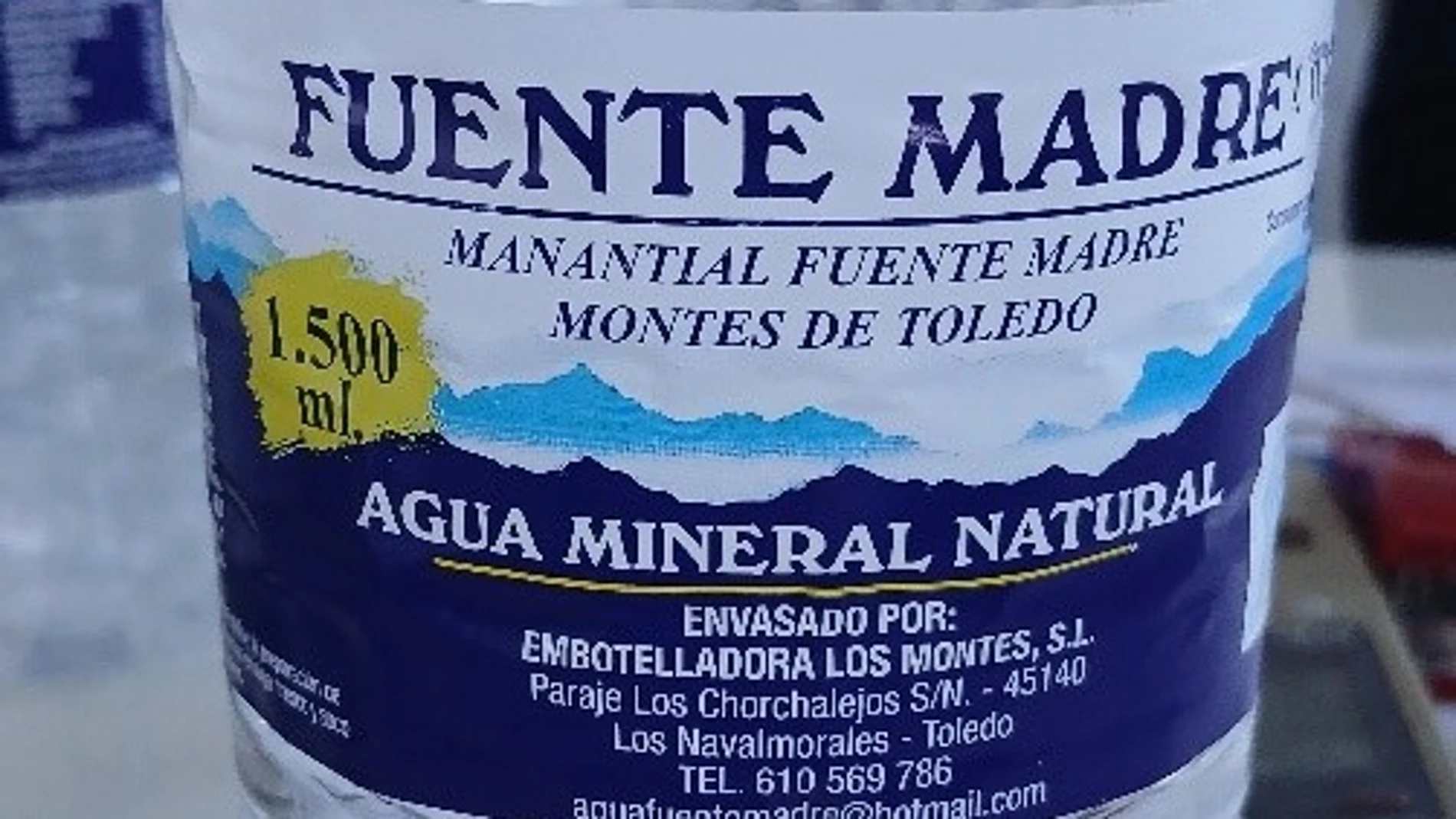 Agua mineral Fuente Madre (1,5 litros)