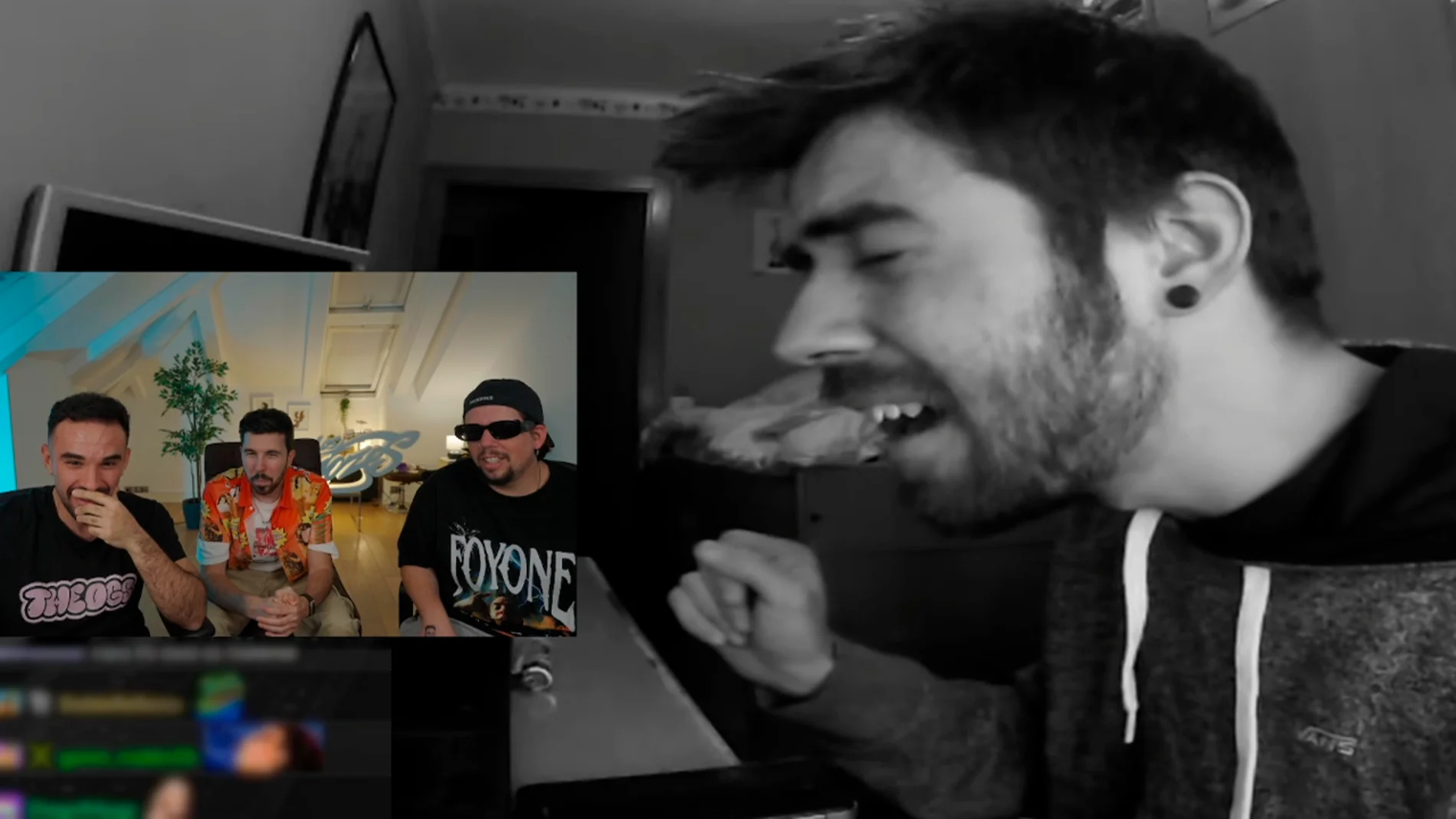 IlloJuan descubre el vídeo de Auronplay cantando “Te he echado de menos”