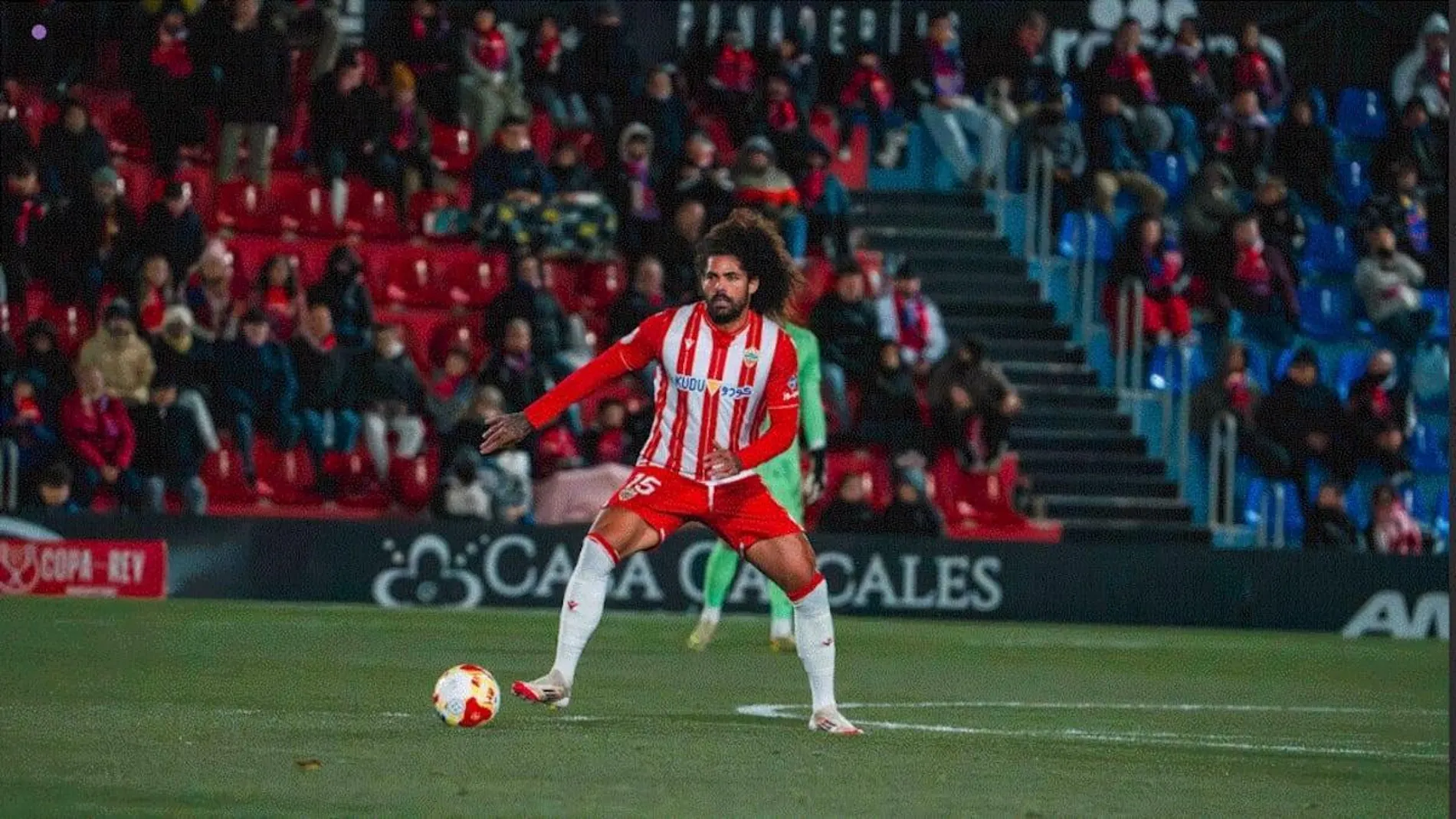 Aridane Hernández con el Almería