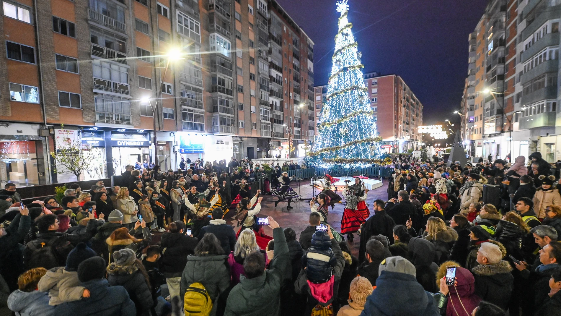 Encendido de las luces de Navidad en Burgos