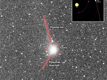 La soonda JUICE captó una imagen de 3I/ATLAS 3I/ATLAS