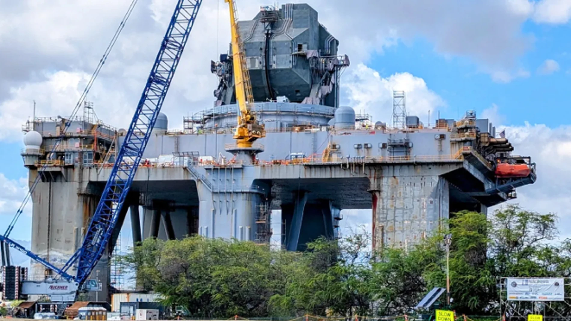 El radar marítimo más grande del mundo muestra por primera vez lo que hay bajo su gigantesca cúpula.