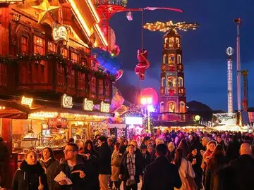 Mercado navideño de las Tullerías, en París Mercado navideño de las Tullerías, en París
