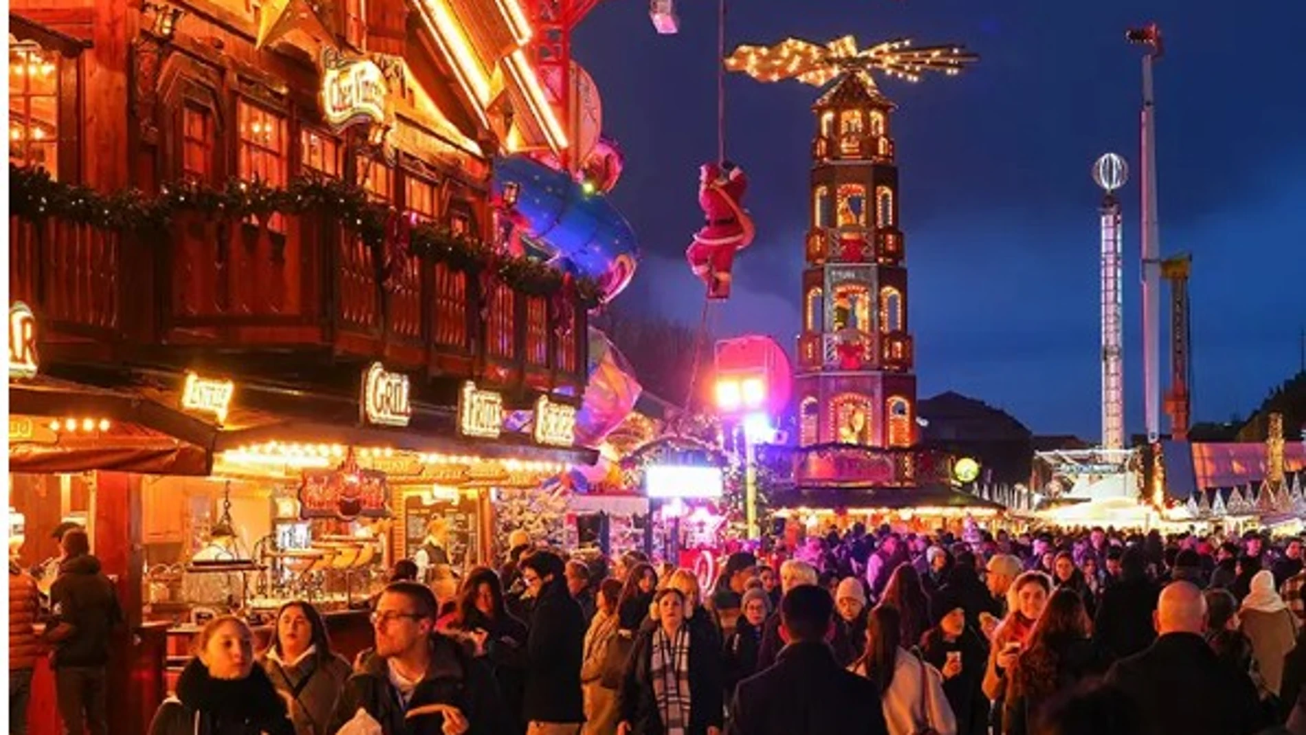 Mercado navideño de las Tullerías, en París